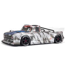 美国ARRMA新越界超跑1:7暴力无刷遥控车 6S锂电竞速平跑车 专业RC模型高速车 时速128KM 银色 RTR标配版