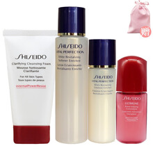 资生堂（Shiseido）悦薇水乳套装珀翡紧致女士护肤化妆品礼盒 中样4件（洁面+水75ml+乳30ml+红妍精华）