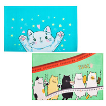 初融宠物垫子 狗狗垫子猫咪垫子可手洗耐咬防滑地垫柯基泰迪金毛小比熊宠物用品垫子 地垫-日系猫+星空猫(60*40cm)