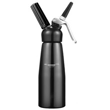 奶油枪铝制奶油枪 奶油发泡器 商用奶油枪冰激凌花式咖啡星冰乐蛋糕裱花 塑料头粉色 500ML