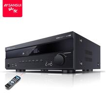 山水（SANSUI）UX66 音响 音箱 家庭影院5.1声道AV功放机 高保真无线蓝牙家用卡拉ok功放