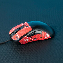 适用 ZOWIE 卓威 FK1-B FK1+-B FK1 FK2 S1 S2 鼠标防滑按键侧边贴防汗 【朋克红色】FK1-B/+-B（按键+侧面防滑贴）