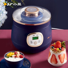 小熊（Bear）酸奶机1L陶瓷内胆家用全自动深蓝色米酒机酸奶发酵菌微电脑SNJ-C10A3 SNJ-C10A3