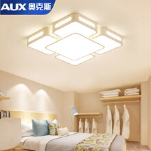 奥克斯 2021新款客厅卧室灯简约现代大气方形家用大灯led吸顶灯具卧室灯饰 50*50 led 36w三色调光