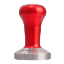 实心不锈钢压粉器咖啡压粉锤51mm家用咖啡机手柄填压器58mm 58mm-铝质红色手柄+螺纹底