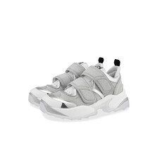 Sergio Rossi塞乔罗西 女士时尚平底运动鞋20春夏EXTREME系列A89430-MFN895-8198-400 白色/银色 37