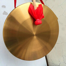 铜锣锣鼓镲开道锣手锣锤乐器合金钢材质锣 锣直径32cm+锤