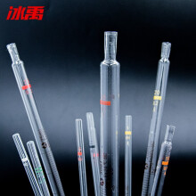 冰禹 BYrl-210 实验室玻璃刻度吸管 长吸管 刻度吸量管移液管 50ml（非A级）2个