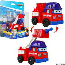 超级飞侠超级宠物乐宝爱宝警萌宠乐迪变形趣味变脸第九季趣味包裹消防车太空车儿童玩具套装 740131趣味消防车