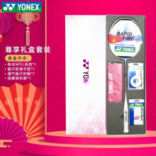 YONEX尤尼克斯羽毛球拍单拍全碳素超轻yy天斧AX100tour中端型进阶球拍 疾光礼盒 4u套装 NFFL 银/白