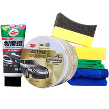 3M汽车蜡 水晶硬蜡 上光保护蜡 适用于任何颜色车漆 PN39528 修复上光套装A6件