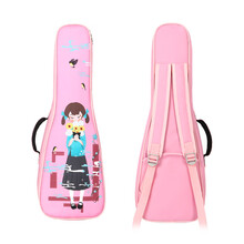 尤克里里包琴包 卡通23寸个性可爱学生26寸21寸背包琴套袋子 23-24寸捧花闻香(B-61双肩)