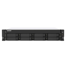 威联通（QNAP）TS-873AU-RP 4G AMD四核CPU双电源机架8盘位NAS磁盘阵列网络存储器私有云（无内置硬盘）