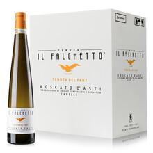 超市	【起泡酒 自营】意大利进口甜酒 法尔凯特小鹰 起泡酒葡萄酒  AstiDOCG级莫斯卡托微起泡酒  阿斯蒂甜白起泡酒（黄帽原箱）750ml*6