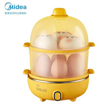 美的（Midea）捣蛋鬼多功能煮蛋器蒸蛋器双层电蒸锅迷你网红早餐神器 黄色