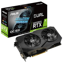 华硕ASUS DUAL-RTX2060-6G EVO 系列RTX2060电竞游戏显卡组装机独立显卡 DUAL RTX2060 6G EVO