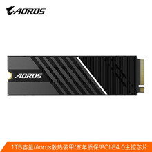 技嘉（GIGABYTE） AORUS系列 1TB SSD固态硬盘GEN4钛雕  M.2接口 pcie4.0系列