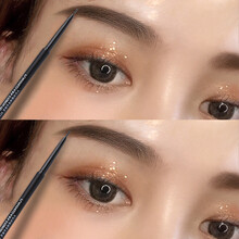 火烈鸟纤细眉笔初学者不易晕染细笔芯小三角不易脱色眉粉女极细 摩登深咖