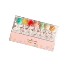 飞享家 齿友卡通纸棒棒棒糖儿童宝宝水果口味糖果 7种经典口味组合8g*7支