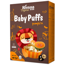 禾泱泱婴儿有机泡芙条米饼饼干6个月以上婴幼儿适用宝宝零食 泡芙南瓜味（6个月以上）