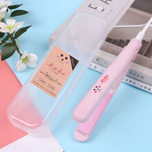 Sunchance卷发棒直发卷发两用刘海直发棒迷你便携式直板小型夹板拉发器 直卷两用粉色可妮兔 六套餐