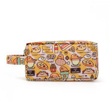 日系可爱学生防疫包防水应急收纳卡通大容量环保化妆包便携洗漱包 美味懒蛋仔