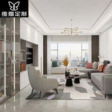 维意定制餐边柜 家用客餐厅套餐柜子收纳柜落地现代简约整体定制 定制金