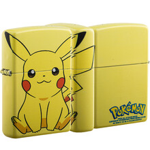 zippo打火机男士芝宝彩印皮卡丘 彩印皮卡丘(礼盒套装)