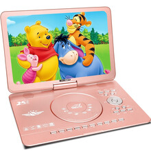 先科（SAST） 移动DVD播放机18英寸evd影碟机高清播放器U盘光盘VCD读碟放碟机 18英寸【玫瑰金高清版】 官方标配+16G视频U盘