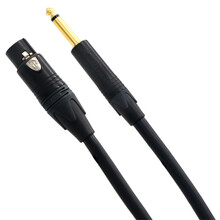 怪兽M1000i录音棚 6.35单声道对卡农公母adam a7x音响线 6.5对卡龙母 1米