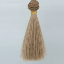 新品BJD陶瓷娃娃假发SD刘海高温丝可儿ob棉花娃多色加厚发排假毛材料 22# 横长1米竖长5厘米刘海