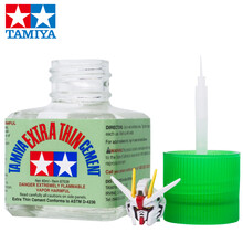 田宫胶水高达模型专用胶水白盖绿盖速干溜缝胶水黄盖六角塑料ABS专用胶水高达贴纸水贴软化剂工具辅料 绿盖胶水 87038