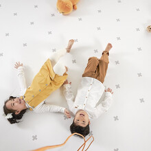 dfang爬行垫加厚婴儿客厅可裁剪儿童地垫韩国垫子家用环保宝宝爬爬垫pvc+xpe 阿黛尔 200*140*1.4CM