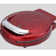 加深加大口径多功能悬浮式电饼铛家用电煎锅双面加热烙饼锅家电 普康红色外径36cm内径34cm深3.5