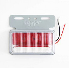 瑞莱特边灯24v超亮强光照地防水汽车led示宽侧灯半挂腰灯 红色(4只)