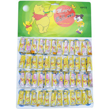 泡泡胶 奇特吹波胶 大号太空气球 吹大泡泡魔术道具 80后怀旧玩具 中号1板泡泡胶(内含48支)