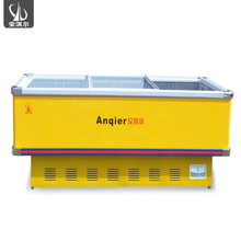 安淇尔冰柜 商用冰箱展示柜冷冻岛柜烧烤保鲜柜卧式冷柜海鲜超市 SD-868/平底【2500*1000*870】