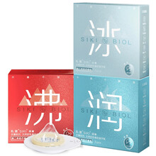 私激（SIKI）避孕套超薄玻尿酸润滑003情趣安全套房事男用 冰沸润【9只炬惠装】