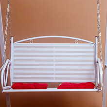 荡秋千 户外 儿童秋千吊椅户外 铁艺秋千室内庭院摇椅家用秋千阳台儿童成人吊床吊椅荡秋千 秋千座板(无支架和柱头) +金色、白色、黑