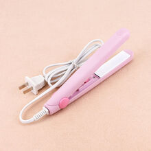 迷你电夹板女拉直发直卷两用直板夹刘海卷发棒迷小型懒人神器熨板 樱花粉 【收纳盒】