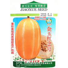 金玉红2号黄皮甜瓜种子外形美观肉质细甜高产抗病农家春秋播精选 金玉红2号原装400粒x10袋