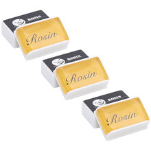 青歌807松香三块装大中小提琴二胡松香拉弦拉弓乐器盒装微尘松香 A款807黑盒松香（3个）