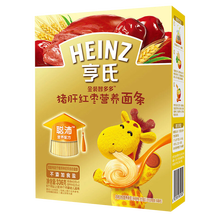 亨氏(Heinz)1段婴幼儿辅食优加面条组套金装智多多面条 猪肝红枣336g