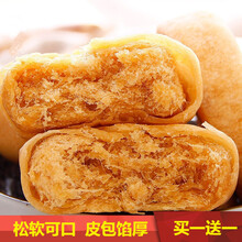 脸皮薄肉松饼干网红小吃零食点心早餐整箱 肉松饼1000g【送】1000g发【1箱2000g