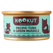 酷客KOOKUT瑞士进口猫罐头零食增肥小鱼干幼猫成猫营养湿粮小许医生 太平洋金枪鱼和绿贻贝