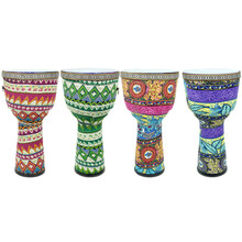 IRY 手鼓非洲鼓丽江整木掏空羊皮鼓儿童初学者幼儿园成人 abs树脂款标8寸（轻质儿童款 备注款式）