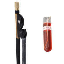 青歌GH104秦腔板胡弓子 黑檀木白马尾秦腔板胡琴弓独奏板胡弓子 GH104秦腔板胡弓＋点滴松香棒1个