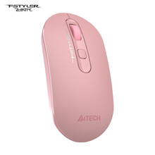 双飞燕 FG20 飞时代无线鼠标 办公对称鼠标 超薄便携笔记本电脑鼠标 珊瑚粉 有声版