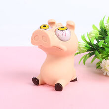 解压神器发泄减压玩具挤爆眼公仔捏捏乐创意整蛊上课无聊儿童礼物 猪猪