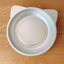 大号纯铝猫锅小型犬猫窝冰凉宠物窝夏季狗窝日本夏天冰垫降温冰窝 大号平底猫锅 直径45cm 铝制品难免有刮痕